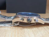 Hugo Boss Jet Blue Dial Silver Steel Strap Watch for Men - 1513384 Authentic Buy Shop Now