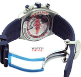 Breitling Super Chronomat B01 44 Blue Dial Blue Rubber Strap Watch for Men - AB0136161C1S1 Authentic Buy Shop Now