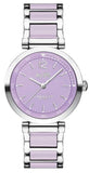 Coach Tristent Purple Dial Two Tone Steel Strap Watch for Women - 14502461 Authentic Buy Shop Now