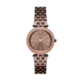 Michael Kors Darci Quartz Brown Dial Brown Steel Strap Watch For Women - MK3553 Authentic Buy Shop Now