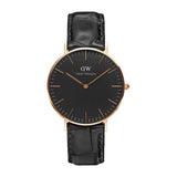 Daniel Wellington Classic Reading Black Dial Black Leather Strap Watch For Women - DW00100141 Authentic Buy Shop Now