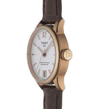 Tissot Chemin Des Tourelles Powermatic 80 Lady Silver Dial Brown Leather Strap Watch For Women - T099.207.36.037.00 Authentic Buy Shop Now