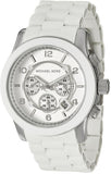 Michael Kors Oversize White Dial White Steel Strap Watch for Men - MK8108 Authentic Buy Shop Now