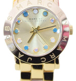 Marc Jacobs Amy Dexter Gold Dial Gold Steel Strap Watch for Women - MBM3218 Authentic Buy Shop Now