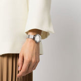 Swarovski Octea Nova Silver Dial Silver Mesh Strap Watch for Women - 5650039 Authentic Buy Shop Now