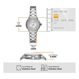 Emporio Armani Mia Three Crystals Silver Dial Silver Steel Strap Watch For Women - AR11632 Authentic Buy Shop Now