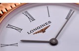 Longines La Grande Classique White Dial Rose Gold Mesh Bracelet Watch for Women - L4.209.1.91.8 Authentic Buy Shop Now