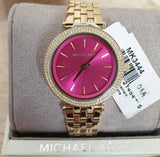 Michael Kors Darci Pink Dial Gold Steel Strap Watch for Women - MK3444 Authentic Buy Shop Now