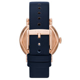 Marc Jacobs Baker Navy Blue Dial Navy Blue Leather Strap Watch for Women - MBM1329 Authentic Buy Shop Now