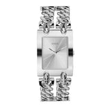 Guess Mod Heavy Metal Silver Dial Silver Steel Strap Watch For Women - W1117L1 Authentic Buy Shop Now