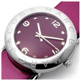 Marc Jacobs Amy Purple Dial Red Leather Strap Watch for Women - MBM1138 Authentic Buy Shop Now