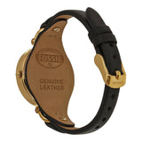 Fossil Georgia Black Dial Black Leather Strap Watch for Women - ES3148 Authentic Buy Shop Now