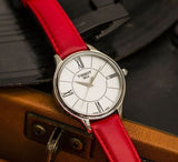Tissot Bella Ora Round White Dial Black Leather Strap Watch For Women - T103.210.16.018.00 Authentic Buy Shop Now