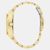 Guess Trend Analog Green Dial Gold Steel Strap Watch For Men - GW0624G2 Authentic Buy Shop Now
