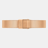 Daniel Wellington Quadro Studio Green Dial Rose Gold Mesh Strap Watch For Women - DW00100520 Authentic Buy Shop Now