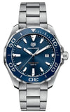 Tag Heuer Aquaracer Blue Dial Silver Steel Strap Watch for Men - WAY101C.BA0746 Authentic Buy Shop Now