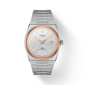 Tissot PRX Powermatic 80 Silver Dial Silver Steel Strap Watch For Men - T1374072203100 Authentic Buy Shop Now