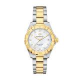 Tag Heuer Aquaracer White Mother of Pearl Dial Two Tone Steel Strap Watch for Women - WBD1322.BB0320 Authentic Buy Shop Now