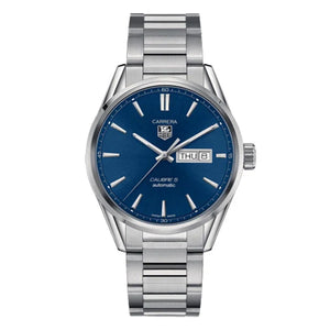 Tag Heuer Carrera Automatic Blue Dial Silver Steel Strap Watch for Men - WAR201E.BA0723 Authentic Buy Shop Now