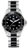 Tag Heuer Aquaracer Quartz Black Dial Two Tone Steel Strap Watch for Women - WAY131C.BA0913 Authentic Buy Shop Now