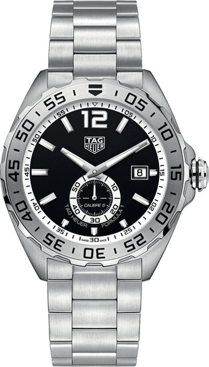 Tag Heuer Formula 1 Automatic Black Dial Silver Steel Strap Watch for Men - WAZ2012.BA0842 Authentic Buy Shop Now