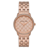 Michael Kors Argyle Quartz Rose Gold Dial Rose Gold Steel Strap Watch For Women - MK3156 Authentic Buy Shop Now