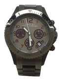 Marc Jacobs Rock Chronograph Gunmetal Grey Dial Grey Steel Strap Watch for Men - MBM3160 Authentic Buy Shop Now