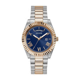 Guess Connoisseur Quartz Blue Dial Two Tone Steel Strap Watch For Men - GW0265G12 Authentic Buy Shop Now