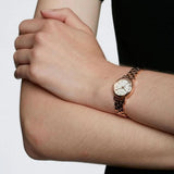 Marc Jacobs Baker White Dial Rose Gold Steel Strap Watch for Women - MBM3248 Authentic Buy Shop Now