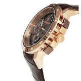 Maserati Ingegno Chronograph Brown Dial Brown Leather Strap Watch For Men - R8871619001 Authentic Buy Shop Now