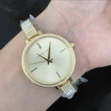Michael Kors Jaryn Quartz Gold Dial Gold Steel Strap Watch For Women - MK3784 Authentic Buy Shop Now