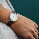 IWC Portofino Automatic White Dial Black Leather Strap Watch for Men - IW356517 Authentic Buy Shop Now