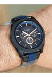 Fossil Machine Chronograph Black Dial Two Tone Steel Strap Watch for Men - FS5164 Authentic Buy Shop Now