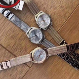 Guess Whisper Silver Dial Rose Gold Mesh Bracelet Watch for Women - W1084L3 Authentic Buy Shop Now
