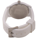 Lacoste 12.12 White Dial White Silicone Strap Watch for Men - 2011039 Authentic Buy Shop Now