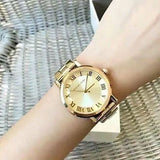 Michael Kors Norie Gold Dial Gold Steel Strap Watch for Women - MK3560 Authentic Buy Shop Now