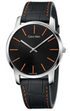 Calvin Klein City Black Dial Black Leather Strap Watch for Men - K2G211C1 Authentic Buy Shop Now
