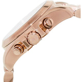 Michael Kors Bradshaw Chronograph Rose Gold Dial Rose Gold Steel Strap Watch for Women - MK5799 Authentic Buy Shop Now