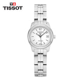 Tissot T Classic PR100 Watch Ladies White Dial Stainless Steel For Women - T049.210.11.017.00 Authentic Buy Shop Now