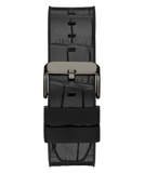 Guess Edge Chronograph Black Dial Black Leather Strap Watch For Men - GW0492G1 Authentic Buy Shop Now