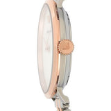Emporio Armani Modern Slim Analog Mother of Pearl Dial Two Tone Steel Strap Watch For Women - AR11157 Authentic Buy Shop Now