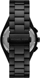Michael Kors Lennox Chronograph Black Dial Black Steel Strap Watch For Men - MK9146 Authentic Buy Shop Now