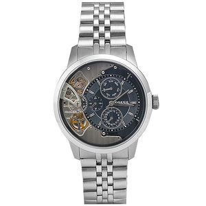 Fossil Townsman Multifunction Black Dial Silver Steel Strap Watch for Men - ME1135 Authentic Buy Shop Now