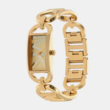Michael Kors Empire Three Hand Gold Dial Gold Steel Strap Watch For Women - MK7406 Authentic Buy Shop Now