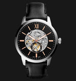 Fossil Townsman Skeleton Black Dial Black Leather Strap Watch for Men - ME3153 Authentic Buy Shop Now