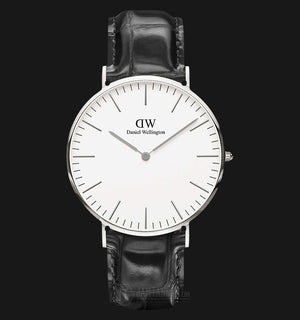 Daniel Wellington Classic Reading White Dial Black Leather Strap Watch For Men - DW00100028 Authentic Buy Shop Now
