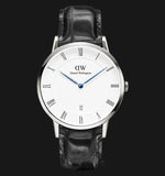 Daniel Wellington Dapper Reading White Dial Black Leather Strap Watch For Men - DW00100108 Authentic Buy Shop Now