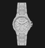 Michael Kors Camille Multifunction Crystals Silver Dial Silver Steel Strap Watch For Women - MK6996 Authentic Buy Shop Now