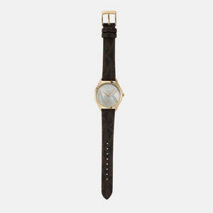 Michael Kors Jaycie Three Hand Gold Dial Brown Leather Strap Watch for Women - MK2862 Authentic Buy Shop Now