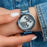 Tommy Hilfiger Joy Chronograph Blue Dial Blue Steel Strap Watch For Women - 1782535 Authentic Buy Shop Now
